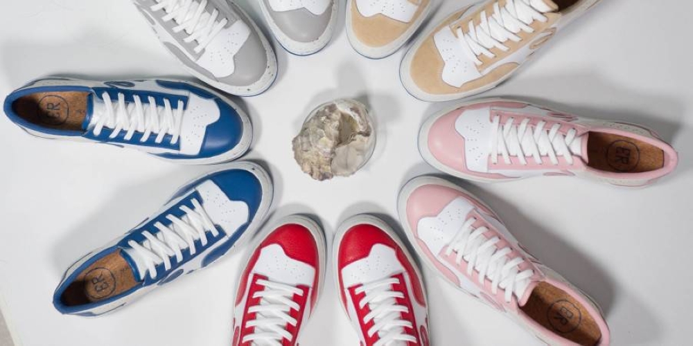 The 'ER Soulier' sneaker model designed from marine waste, including seafood shells. — ETX Studio pic