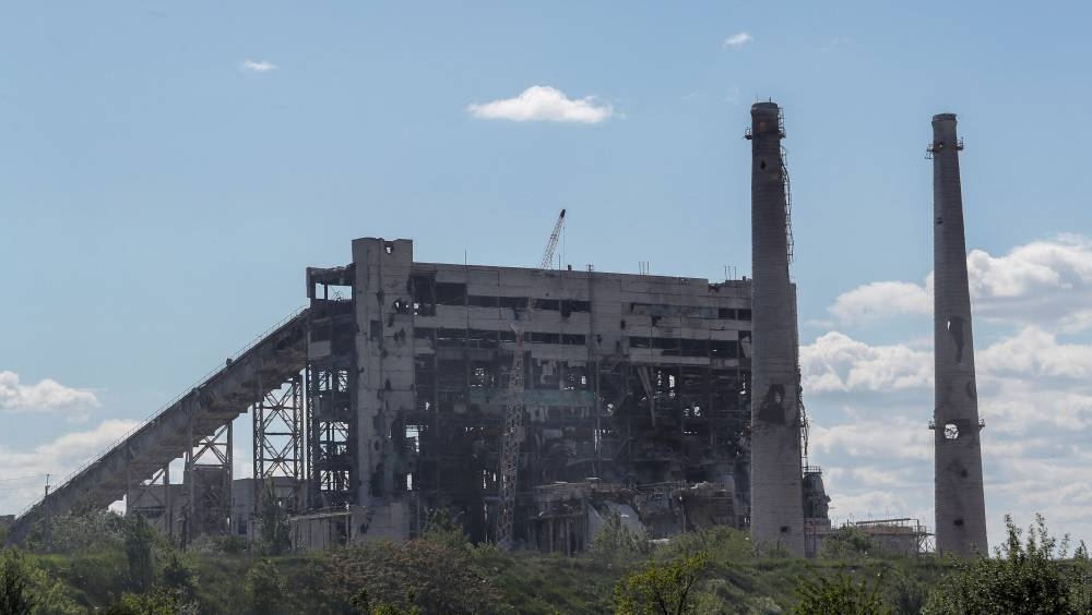 A view shows a destroyed facility on the territory of Azovstal steel mill during Ukraine-Russia conflict in the southern port city of Mariupol May 20, 2022. —  Reuters pic