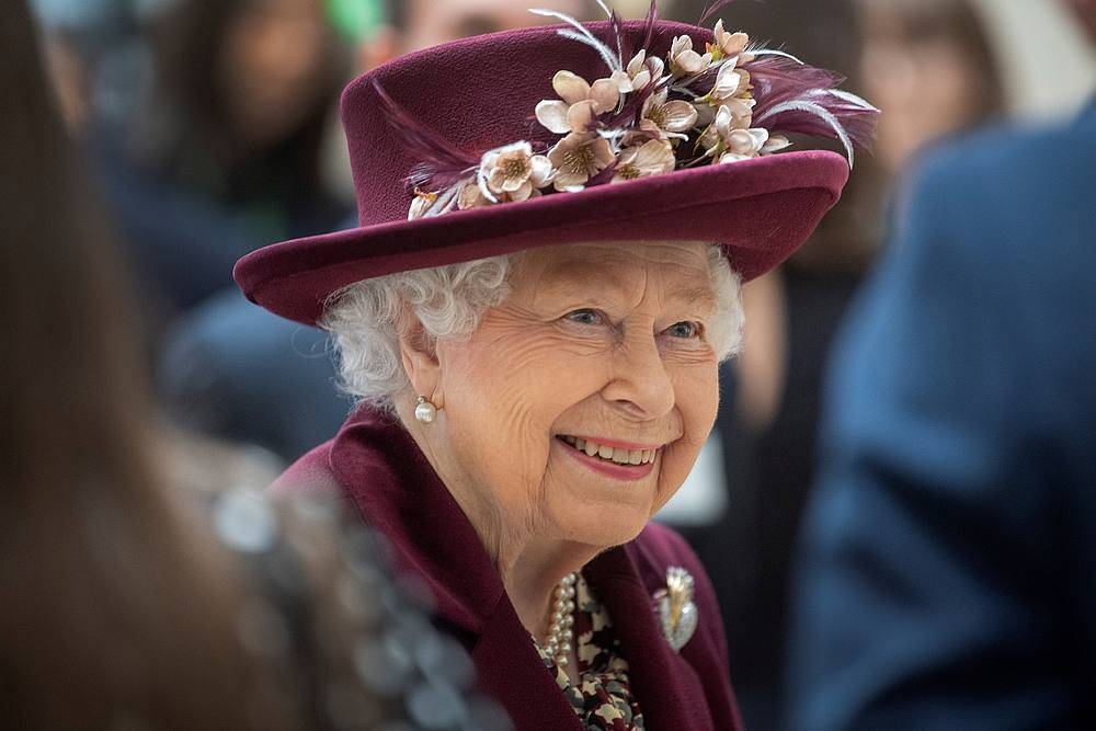 Britain's Queen Elizabeth II during a visit to the headquarters of MI5 at Thames House in London, Britain February 25, 2020. - PA Wire pool pic via Reuters