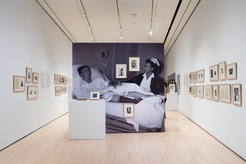 The ‘Kahlo Without Borders’ exhibition features archive documents relating to the health of Frida Kahlo. — Picture courtesy of the Eli and Edythe Broad Art Museum at Michigan State University and Eat Pomegranate Photography via ETX Studio