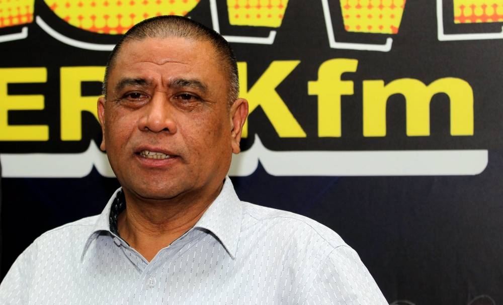 Perak Mentri Besar Datuk Seri Saarani Mohamad at a media conference at Kompleks Sultan Nazrin Muizzuddin Shah in Ipoh, May 25, 2022. — Bernama pic 