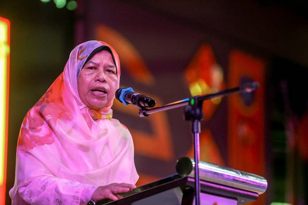 Datuk Zuraida Kamaruddin recently launched a website honouring mothers and is now proposing more maternal instincts in politics. — Picture by Firdaus Latif