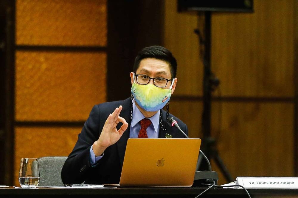 Zairil Khir Johari said the EIA, which was approved by the Department of Environment in 2019, expires on April 10 this year. — Picture by Sayuti Zainudin