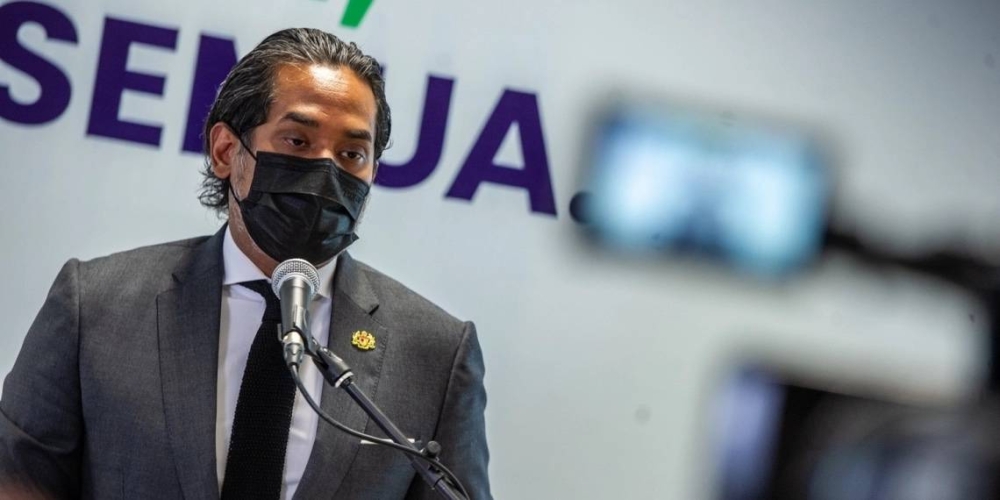 Health Minister Khairy Jamaluddin will be in Singapore as Lee Kuan Yew Exchange Fellow from May 31 to June 3, 2022, according to the republic’s Ministry of Foreign Affairs. — Picture by Shafwan Zaidon