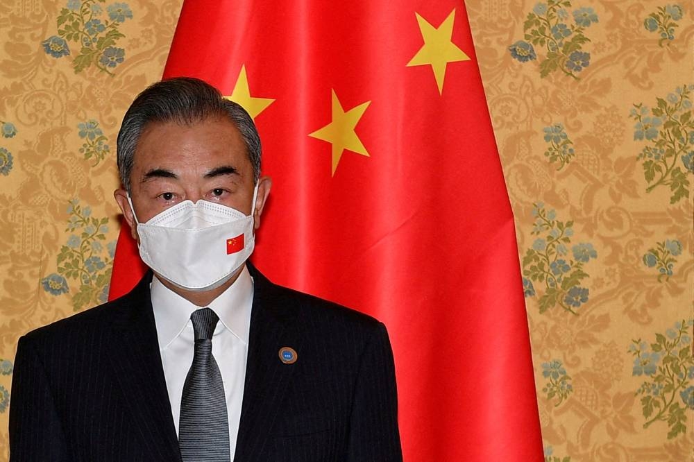 China’s Foreign Minister Wang Yi (pic) today arrived in Tonga on a tour through the region where Beijing’s ambitions for wider security ties has caused concern among US allies. — Reuters pic