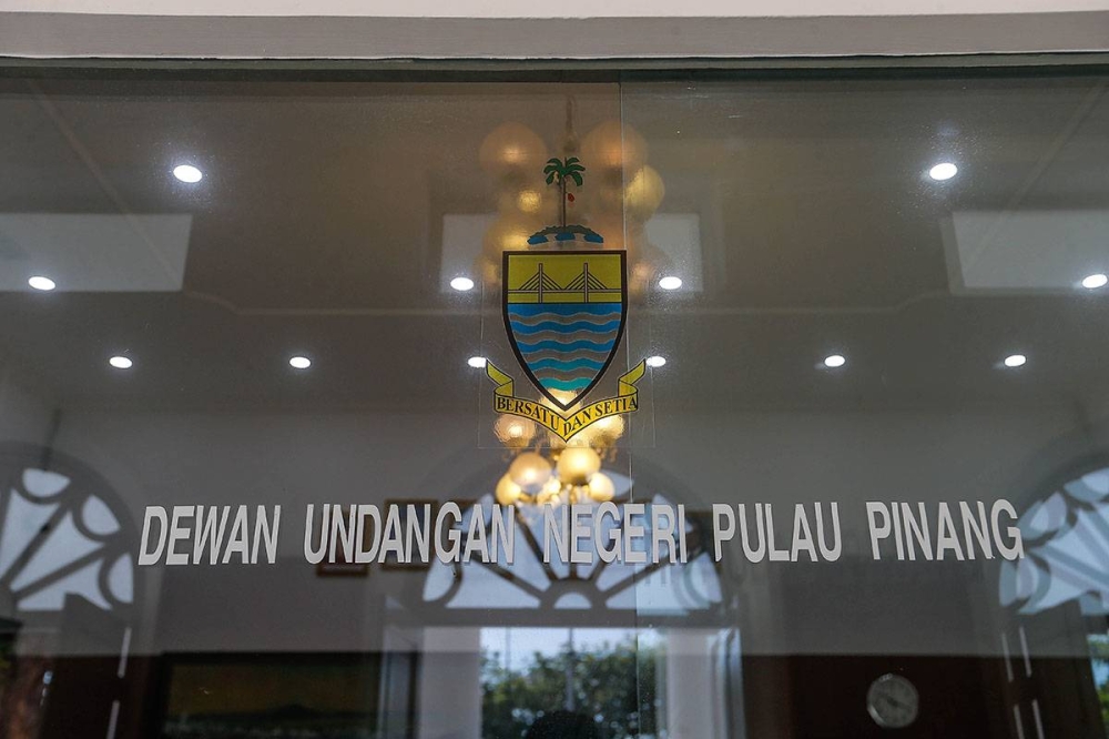 The fifth term of the First State Assembly in session at the State Legislative Hall in Penang, May 31, 2022. — Picture by Sayuti Zainudin