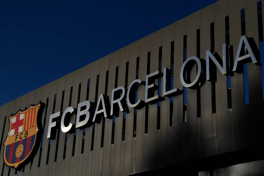 Exterior view of the Camp Nou stadium in Barcelona September 4, 2020. — AFP pic