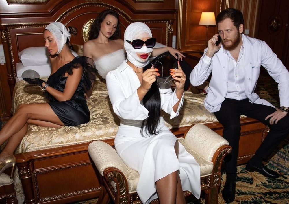 Dobreykin claims the promotional ad was made to gauge demand for the ‘patriotic’ implants. — Screenshot via Instagram/ drdea