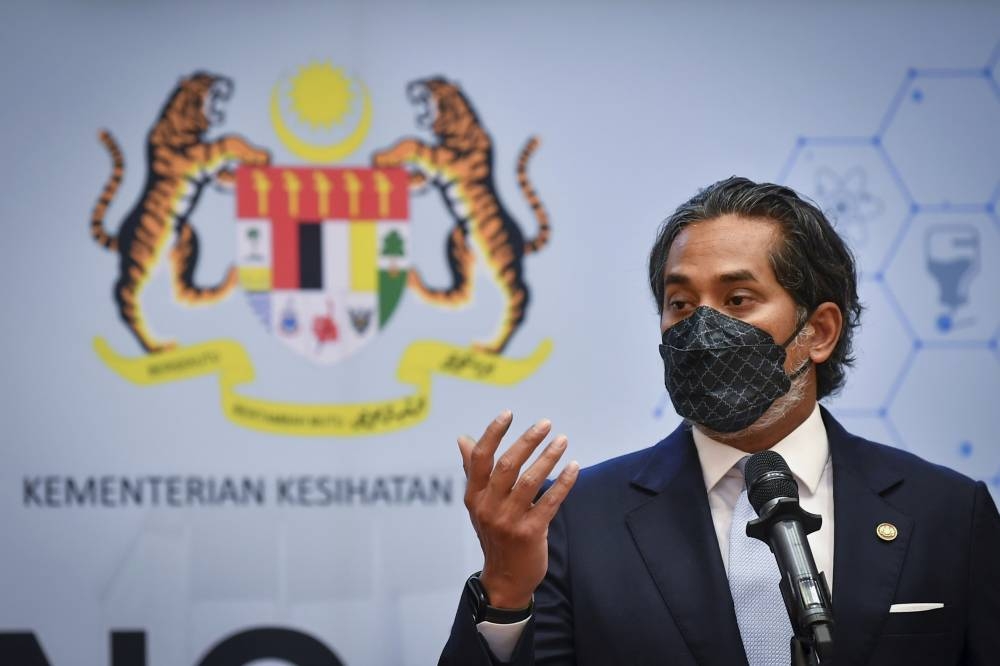 On economic recovery, Health Minister Khairy Jamaludiddin said Malaysia is lucky in the sense that it is a producing country even though it is currently confronted with some inflationary pressure. — Bernama pic 