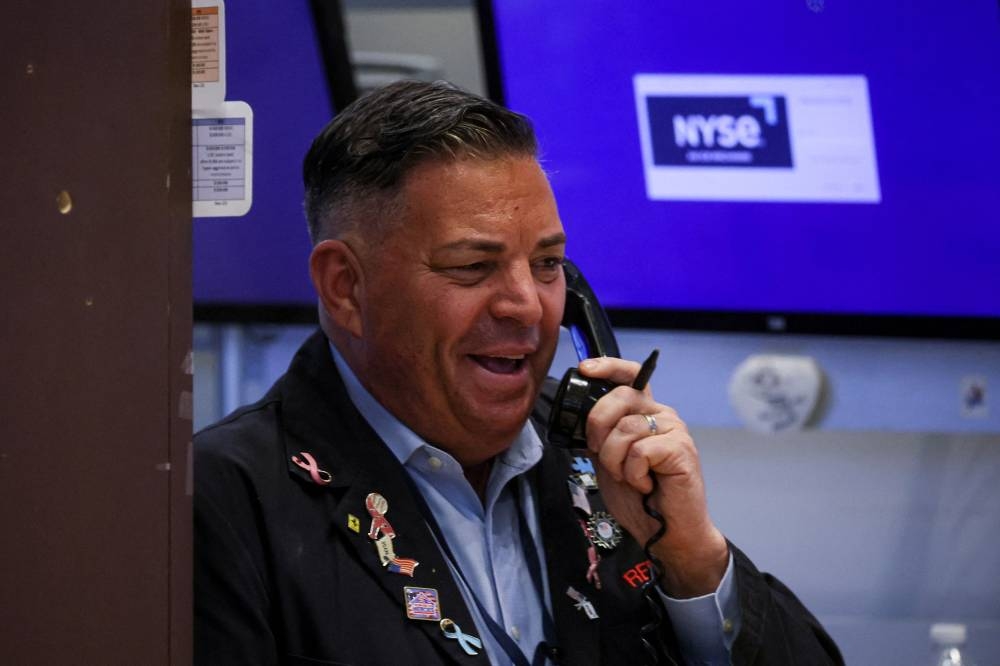 A trader works on the floor of the New York Stock Exchange (NYSE) in New York City June 1, 2022. — Reuters pic