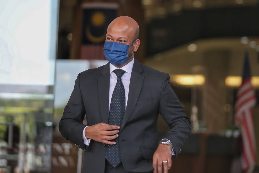 Arul Kanda is pictured at the Kuala Lumpur High Court June 3, 2022. — Picture by Ahmad Zamzahuri