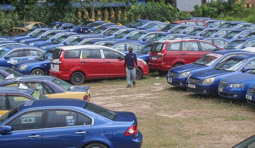 Used car for sale are pictured in Gunung Rapat, Ipoh September 8, 2021. — Picture by Farhan Najib