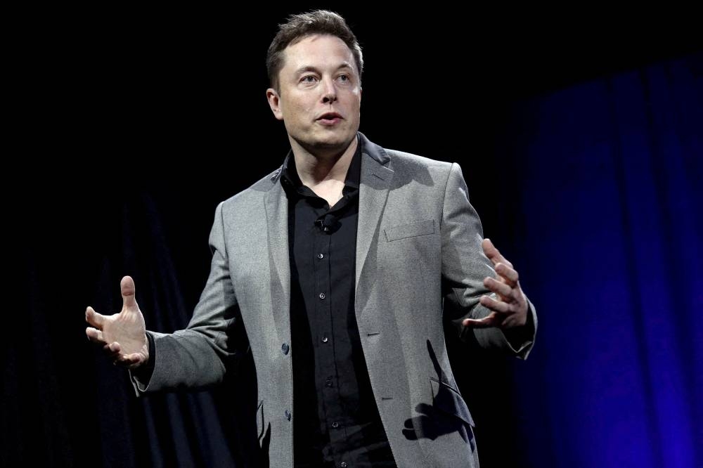 Tesla CEO Elon Musk speaks at an event in Hawthorne, California April 30, 2015. — Reuters pic
