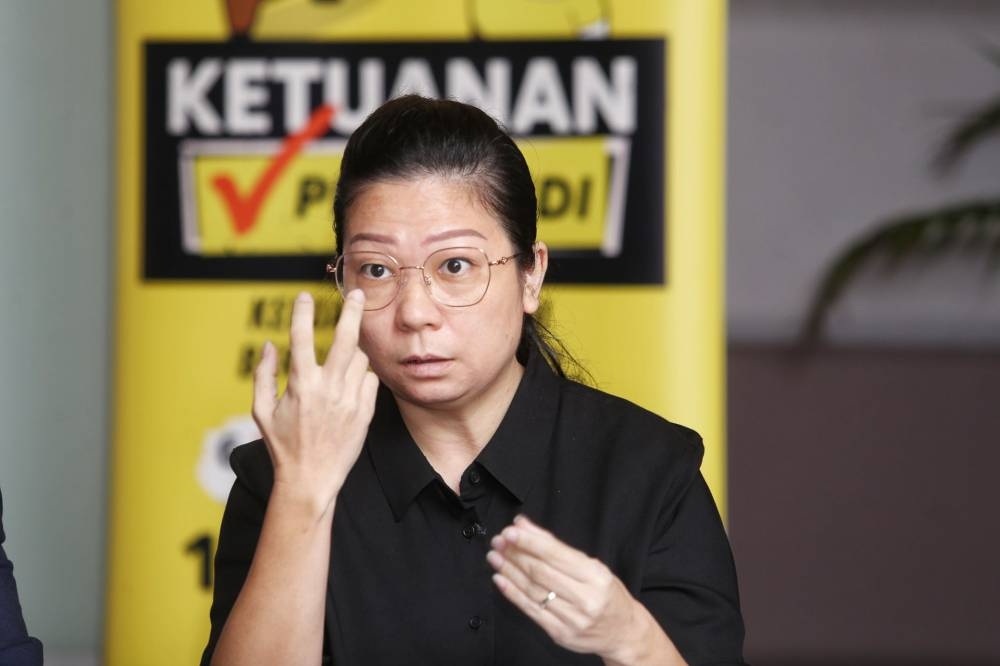Annie Ong at the Bersih 2.0 townhall on voting for OKU at Hotel Royal Kuala Lumpur, June 4, 2022. — Picture by Choo Choy May