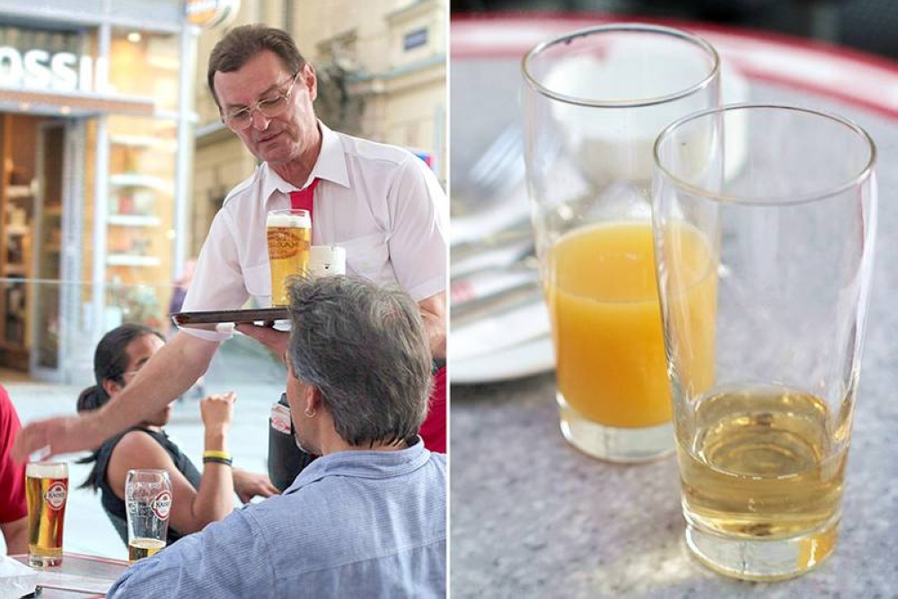 Cool down with some Austrian beer or chilled fruit juices.