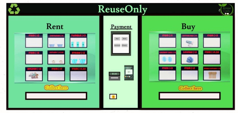 Singapore youths come up with novel vending machine that rents out reusable lunchboxes, cutlery - Vimarsana News