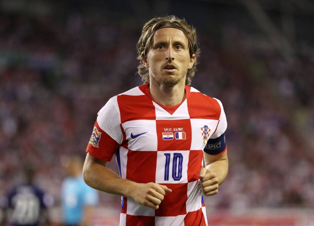 Croatia’s Luka Modric during the Uefa Nations League Group A match against France at Stadion Poljud, Split, Croatia, June 6, 2022. — AFP pic 