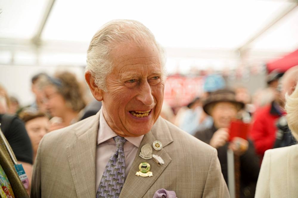 File photo of Britain’s Prince Charles, Prince of Wales smiling during a visit to the Royal Cornwall Show at The Royal Cornwall Showground in Wadebridge, south west England on June 10, 2022. — Reuters pic