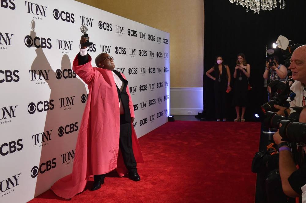 US playwrigth Michael R. Jackson winner of the Best Book of a Musical for 'A Strange Loop' poses in the press room at 3 West Club during the 75th annual Tony awards in New York June 12, 2022. — AFP pic