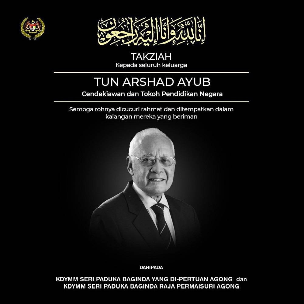 A screenshot of Istana Negara’s Facebook page.