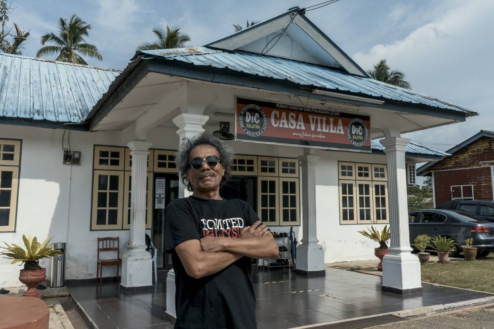 The president of Komited Malaysia and former PWID Khalid Hashim at one of their rehabilitation centres, Casa Villa in Pahang. -- Picture by Shafwan Zaidon