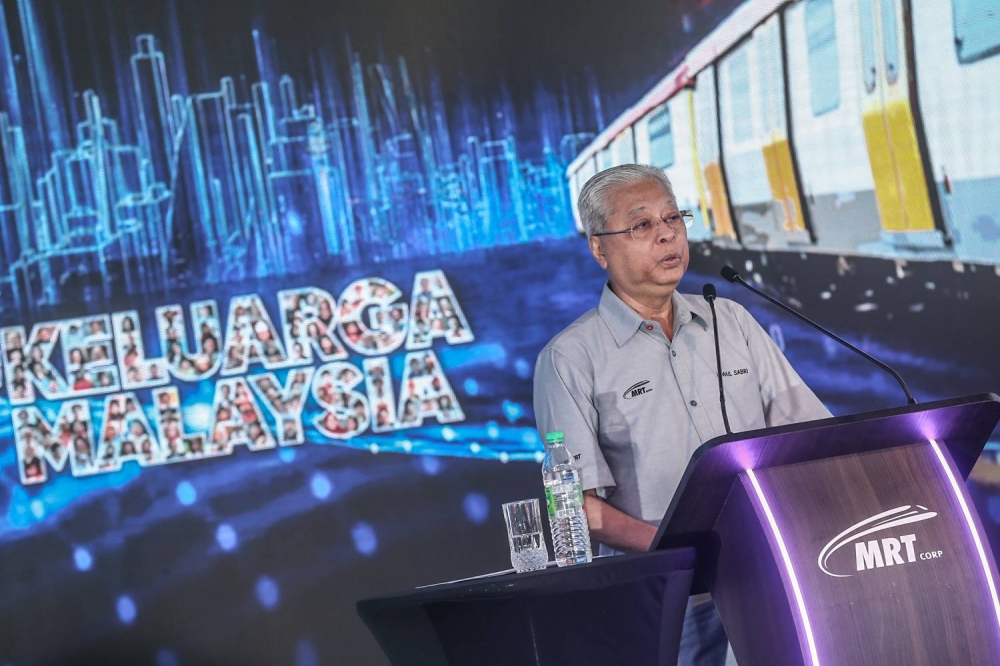 Prime Minister Datuk Seri Ismail Yaakob noted that FAM president Datuk Hamidin Mohd Amin had said the team needed to play more friendly matches overseas to prepare for the 2023 Asian Cup finals. — Picture by Hari Anggara