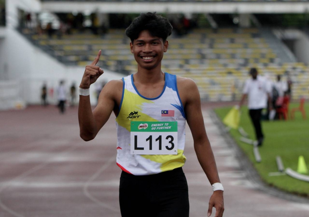 Muhammad Azeem creates new personal 100m record