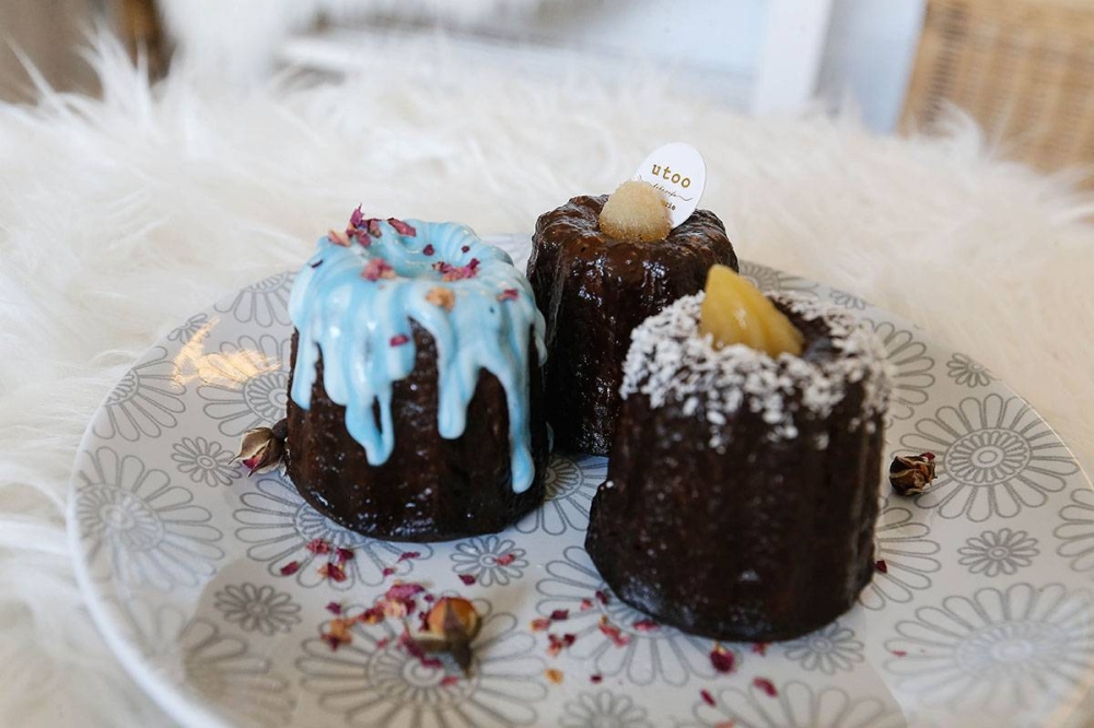 The Nyonya caneles, one of the pastries available during their Nyonya season promotion in Utoo Boho Cafe. — Picture by Sayuti Zainudin