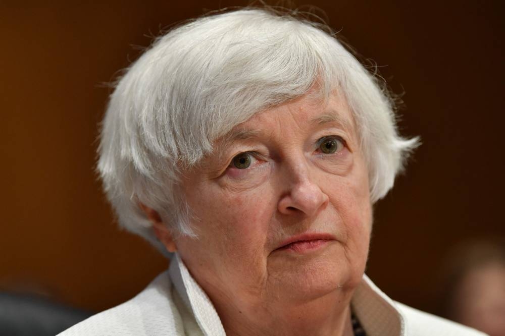 Yellen was in Canada to strategize with Deputy Prime Minister Chrystia Freeland on how the two countries will continue to address the Ukraine crisis, tackling soaring inflation, firming up global supply chains and securing critical minerals. — AFP pic