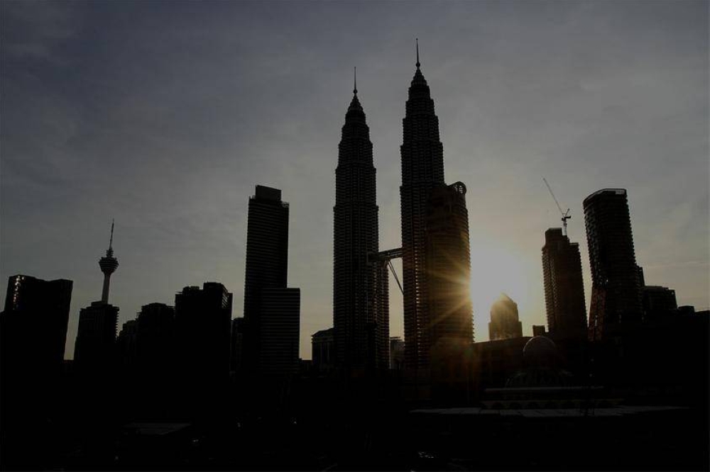 A view of Kuala Lumpur at sunset is seen in this file picture taken on June 6, 2014. — Picture by Yusof Mat Isa