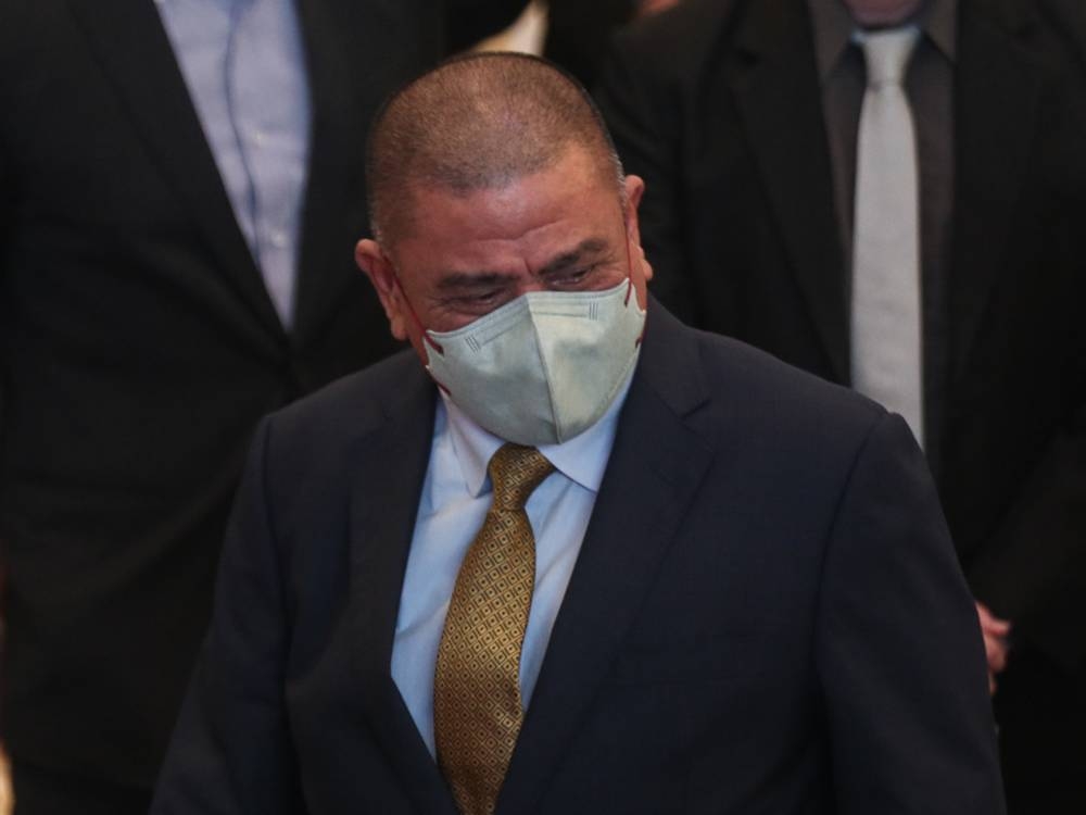 Perak Mentri Besar Datuk Seri Saarani Mohamad attends the launch of the Perak Sejahtera 2030 Plan at the Kinta Riverfront Hotel and Suite in Ipoh. —  Picture by Farhan Najib