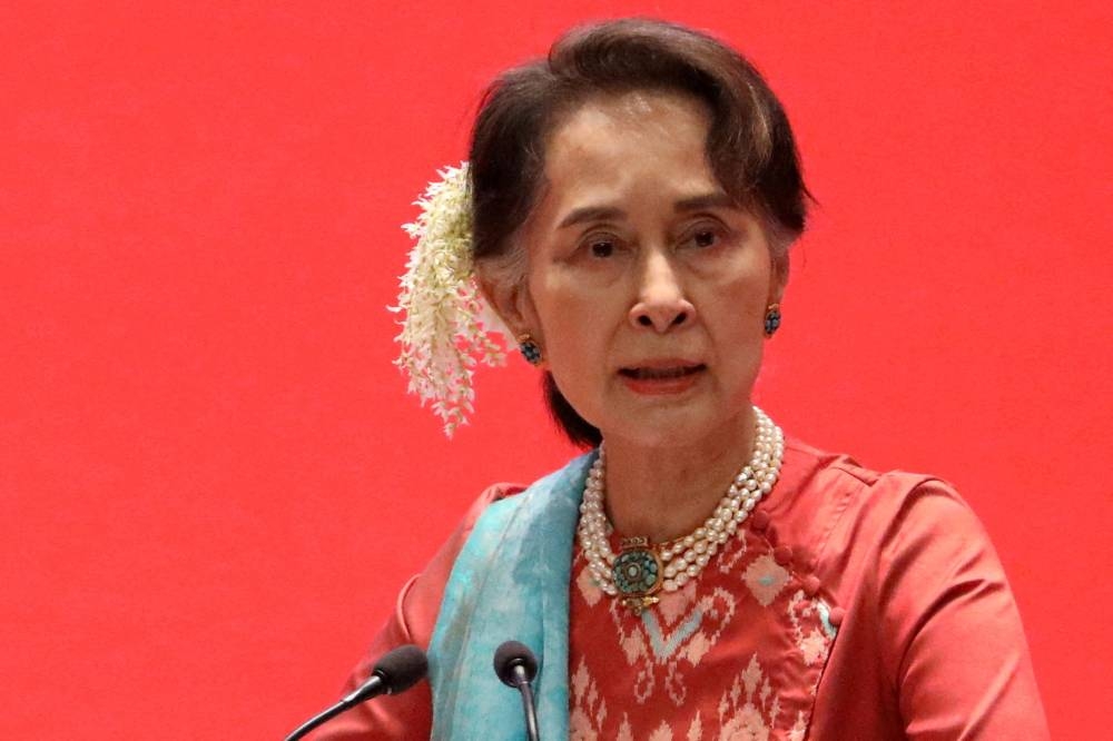 Aung San Suu Kyi has been charged with at least 20 criminal offences since she was toppled in a military coup in February 2021. — Reuters pic