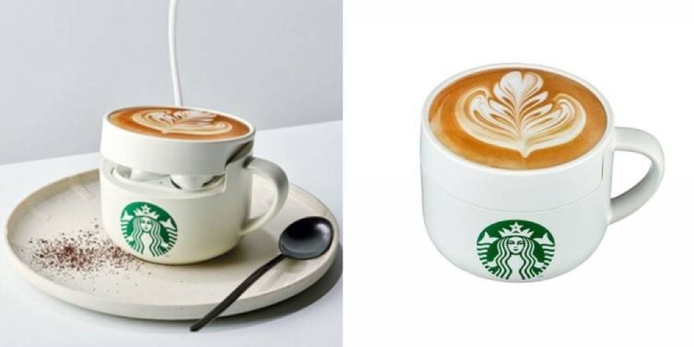The Samsung x Starbucks Galaxy Buds 2 latte case is huge, impractical, and extremely cute