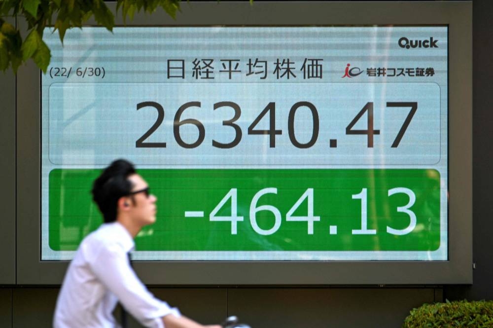 Asian markets struggle as traders gripped by recession fear | Malay Mail