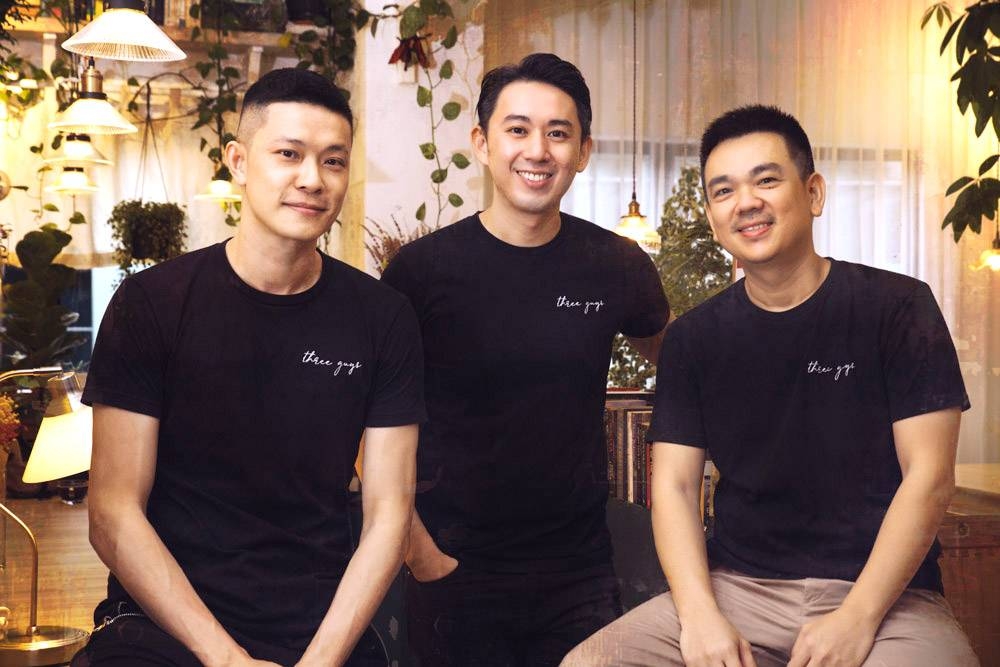 The Three Guys (left to right): Lawrence Yap, Hanson Kua and Edmund Cheah.