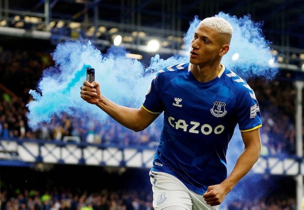 The 25-year-old scored Everton’s goal in a 1-0 win against Chelsea on May 1 and reacted by picking up a flare which had been thrown on the pitch before launching it into the Goodison Park stands. — Action Images via Reuters pic