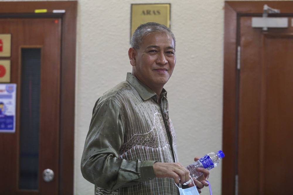 Marzuki Che Omar is pictured at the Kuala Lumpur High Court June 18, 2020. — Picture by Shafwan Zaidon