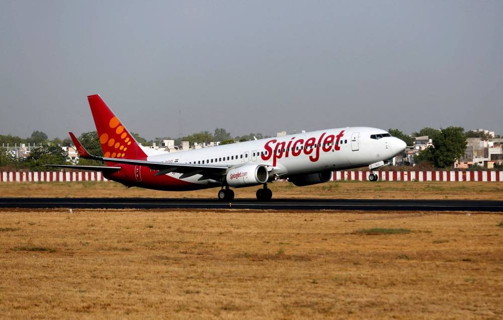 A SpiceJet passenger Boeing 737-800 aircraft takes off from Sardar Vallabhbhai Patel international airport in Ahmedabad, India May 19, 2016. — Reuters pic