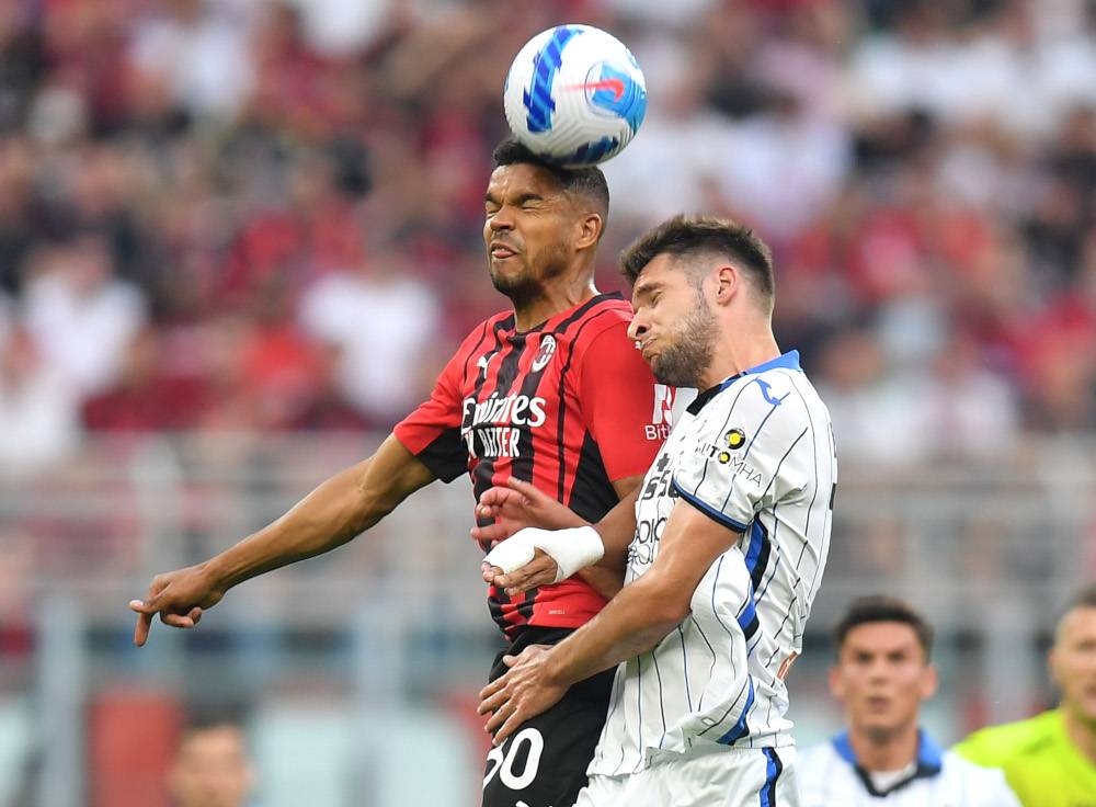 AC Milan’s Junior Messias in action with Atalanta’s Berat Djimsiti at San Siro, Milan, May 15, 2022. — Action Images pic via Reuters 