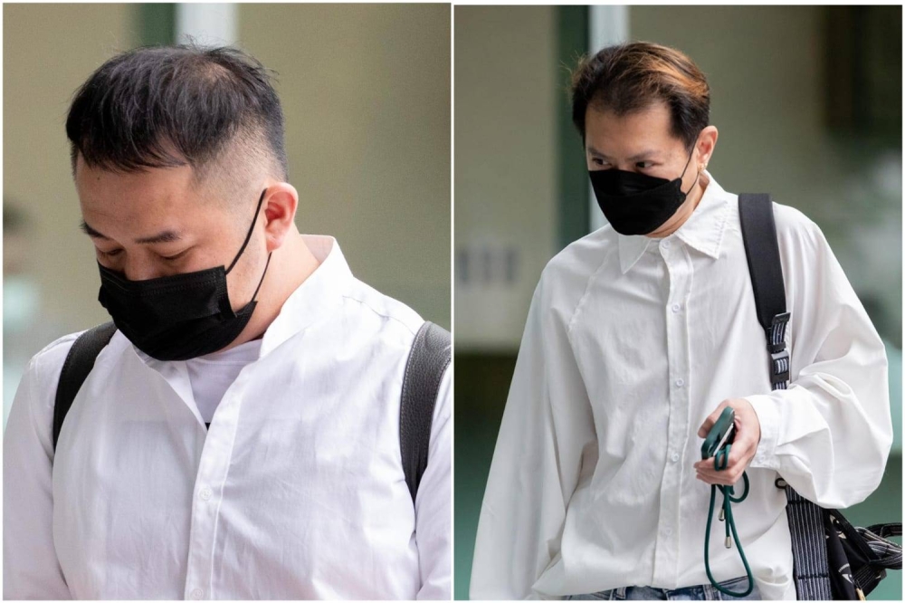 Goh Suet Hong (left) and Neo Wei Meng (right) indicated that they will file appeals against their convictions and sentences for outraging the modesty of a male driver. — TODAY pix