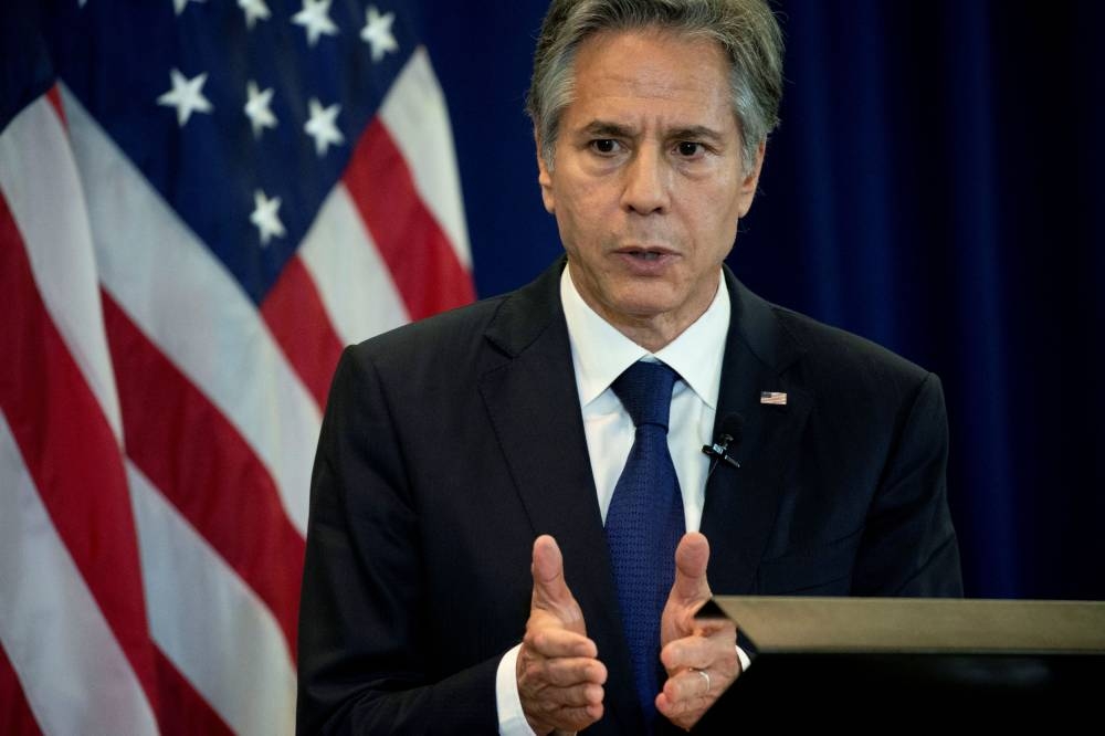 US Secretary of State Antony Blinken speaks during a news conference in Nusa Dua, Bali, Indonesia July 9, 2022. ― Reuters pic