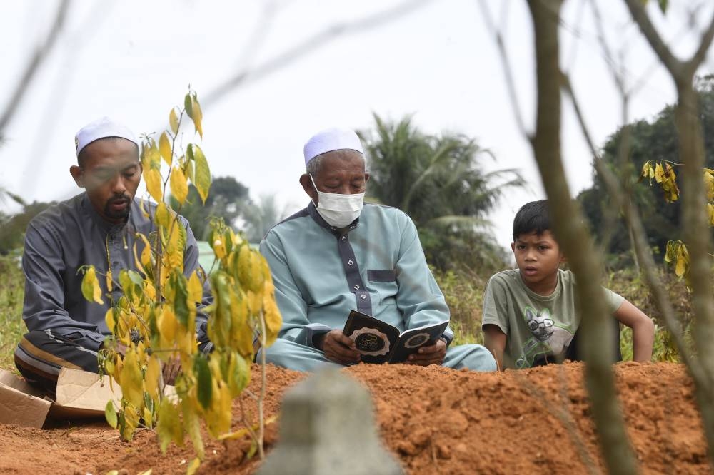 Abd Rahman Said is still mourning the loss of three family members who perished in the flood. — Bernama pic