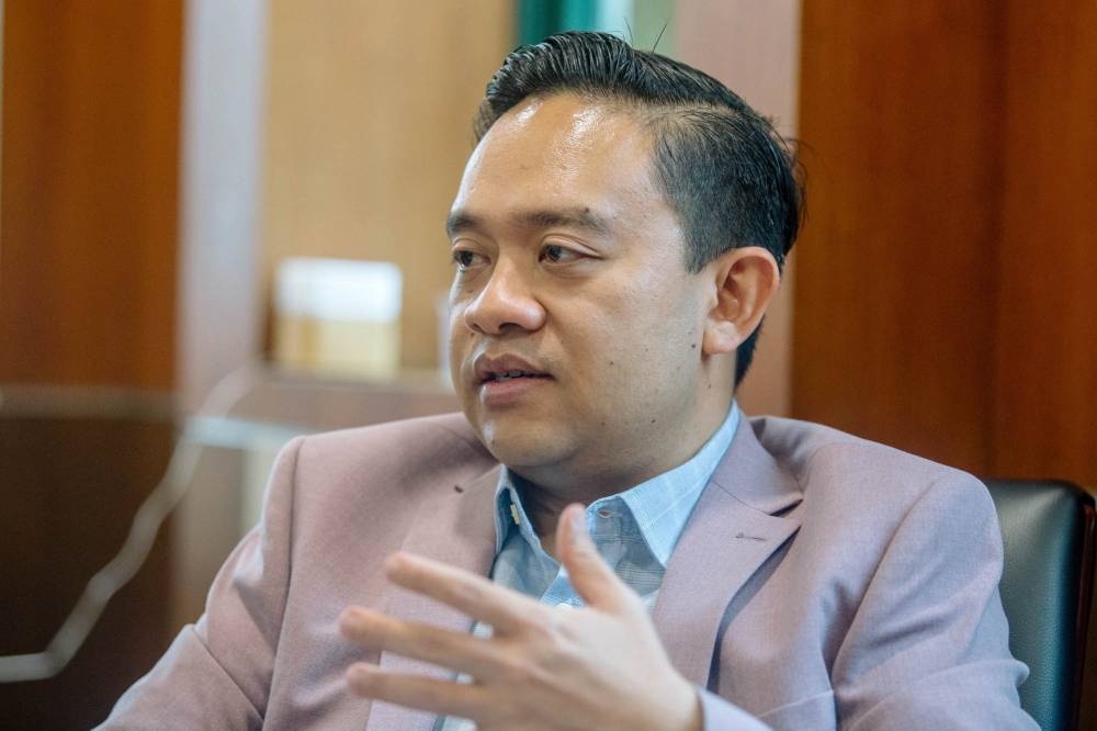 Bersatu Information Chief Datuk Wan Saiful Wan Jan said his contract of service had expired on June 17 and it was not extended. — Picture by Firdaus Latif