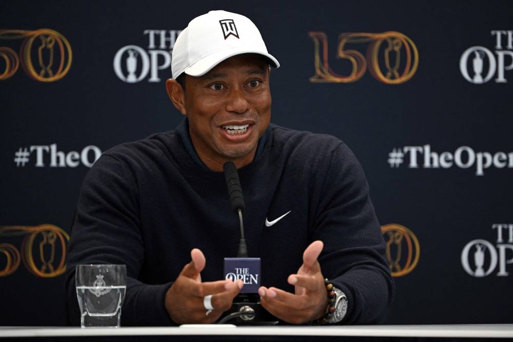 Tiger Woods and Matt Fitzpatrick will be joined by American world number 19 Max Homa when they tee off at 2.59pm local time (1359 GMT) in Thursday’s first round. — AFP pic 