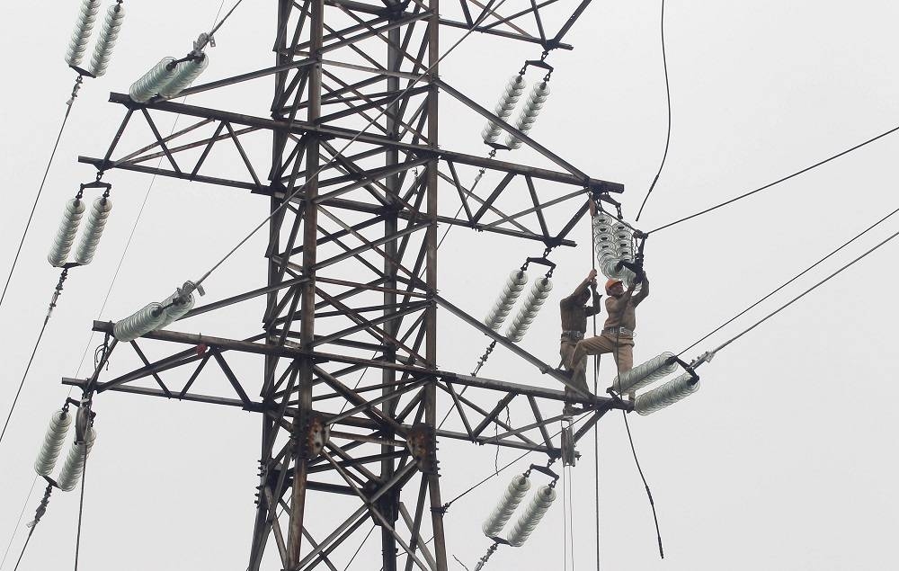 Sarawak Energy Bhd (SEB) in a statement today said electrical facilities, including overhead lines, were damaged by strong winds and falling trees. — Reuters pic