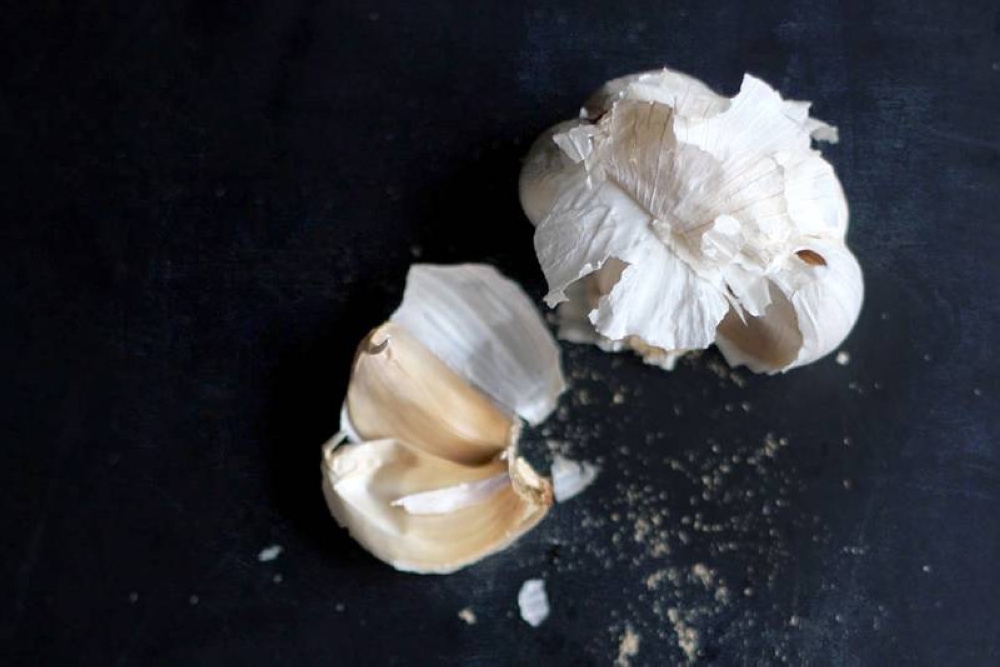 Fresh garlic adds plenty of aromatic flavor.