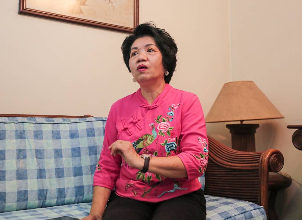 Bride chaperone Cheah Yoke Kam said she joined her mother after years of persuasion from her mother and sisters. — Picture by Farhan Najib