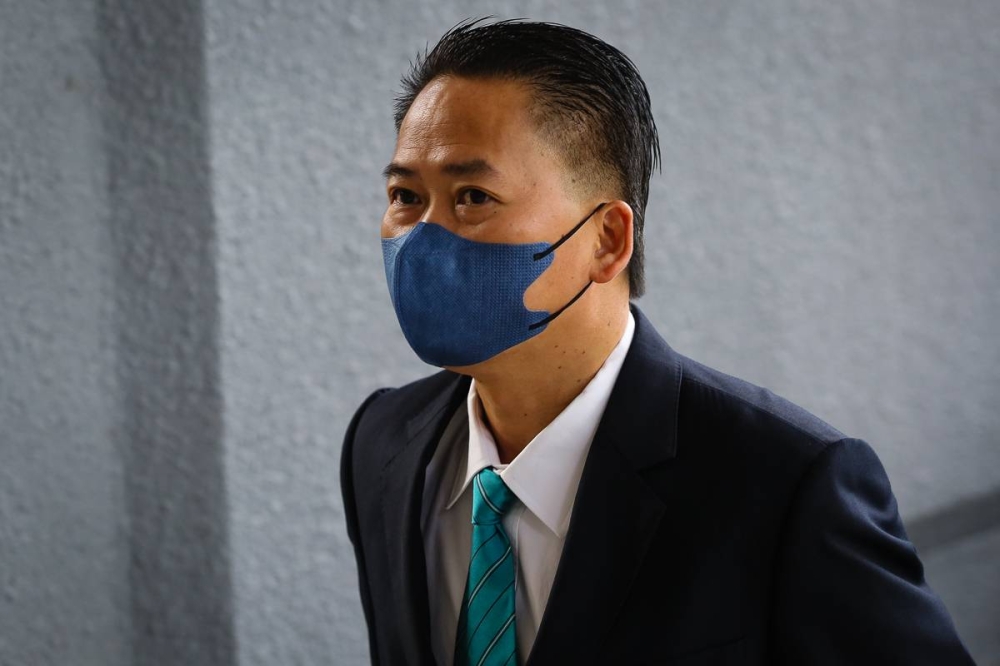 On May 26, the Sessions Court sentenced Datuk Peter Anthony to three years imprisonment and a fine of RM50,000 after he was found guilty of forging a letter for a Mechanical and Electrical Systems (M&E) maintenance work at UMS. — Picture by Yusof Mat Isa