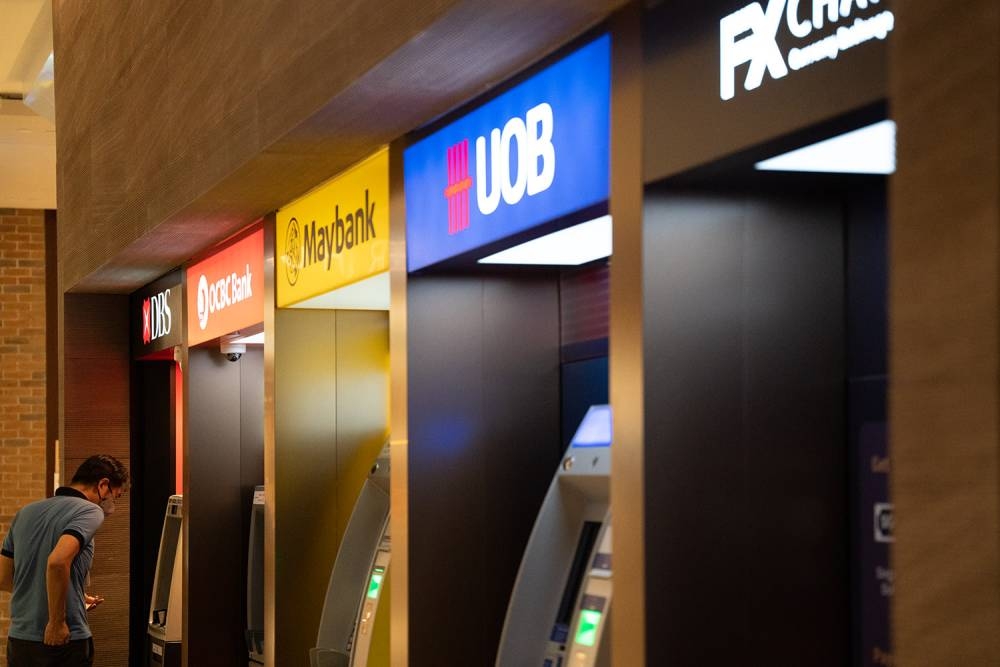 A United Overseas Bank corporate account was used to facilitate high-value transactions between December 20 and 27 in 2021. ― TODAY file pic