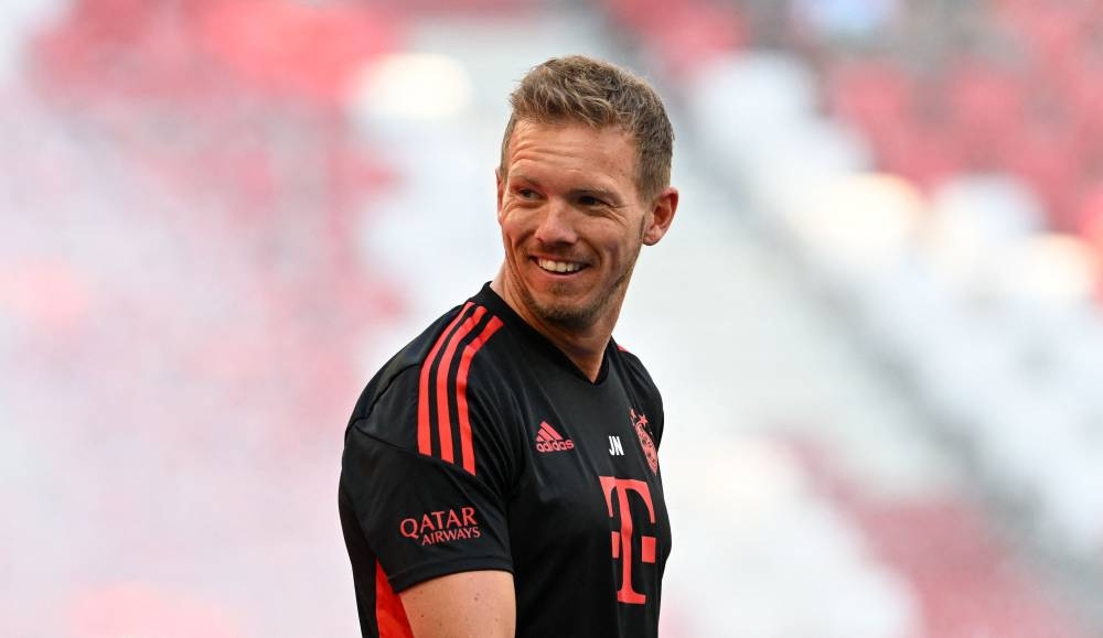Bayern Munich's headcoach Julian Nagelsmann attends the team presentation of the German first division Bundesliga team FC Bayern Munich at the Allianz Arena in Munich on July 16, 2022. — AFP pic